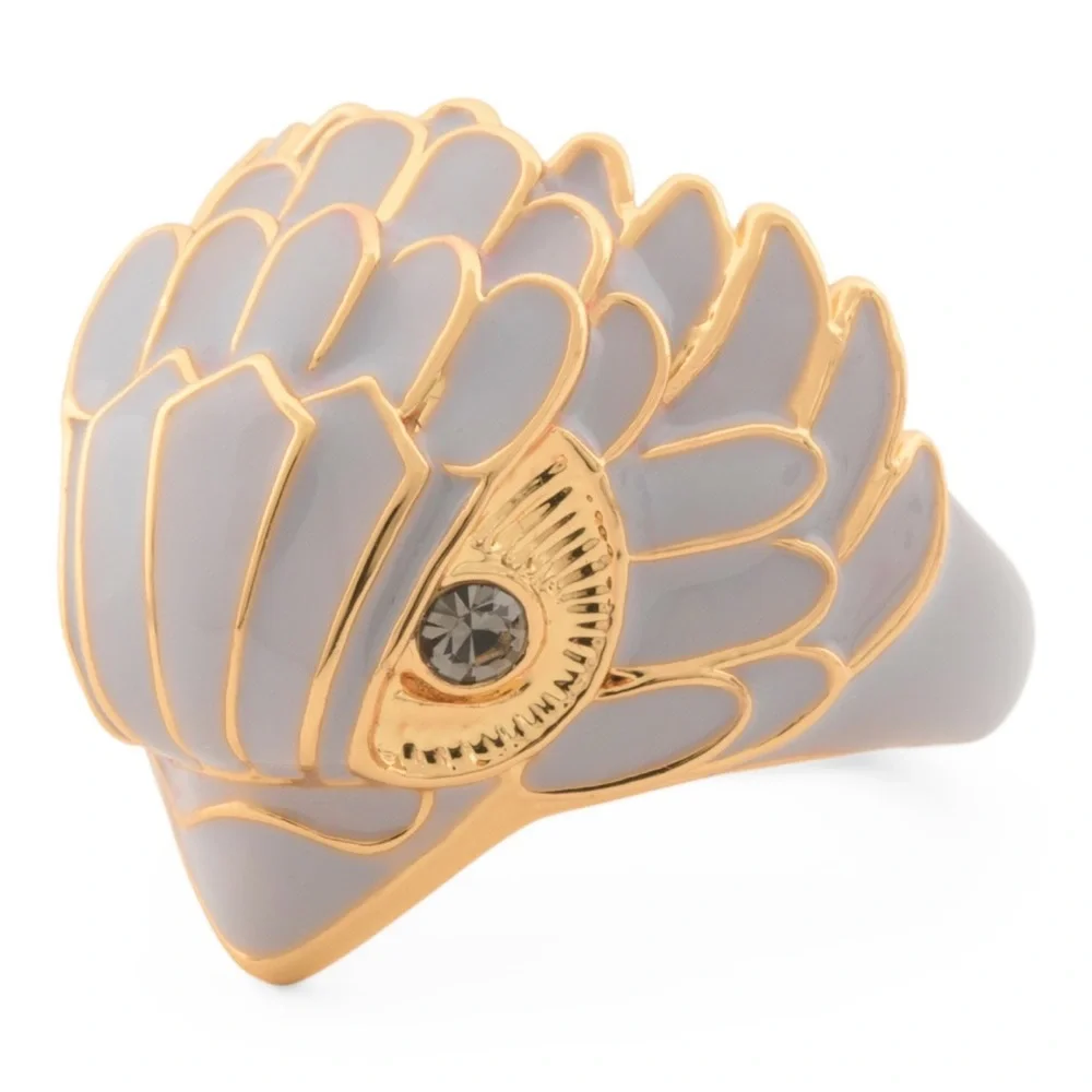 Kurt Geiger Gold and Gray Ring - Picture 3 of 4